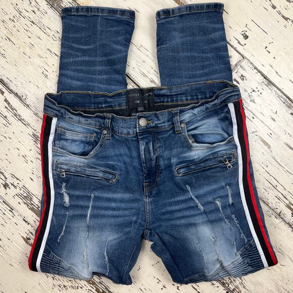 Supply and demand jeans men’s 38W-XXL
distressed grunge stretch zipper pockets - Picture 4 of 11